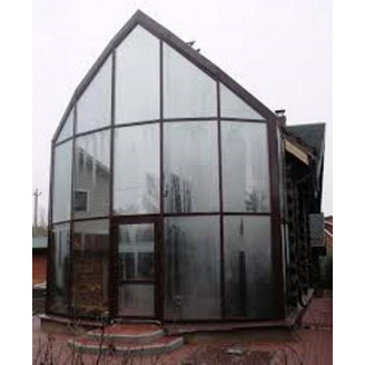 Панорамне скління фасаду теплим алюмінієм